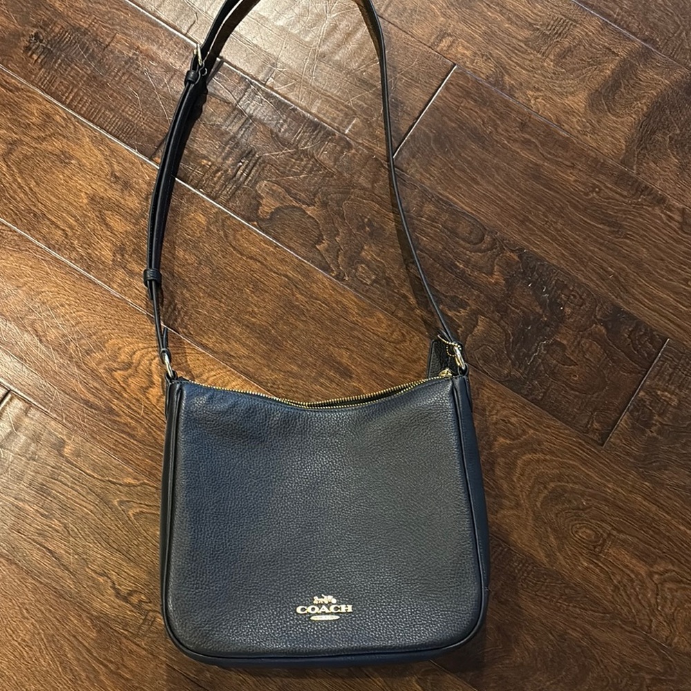Coach Black Leather Crossbody Bag